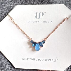 Radiant Sapphire and Gold Pendant Necklace